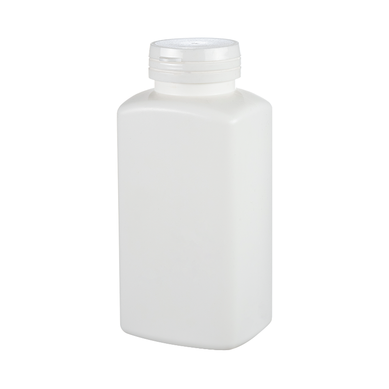ขวดทรงสี่เหลี่ยมฉีก HDPE 250 มล