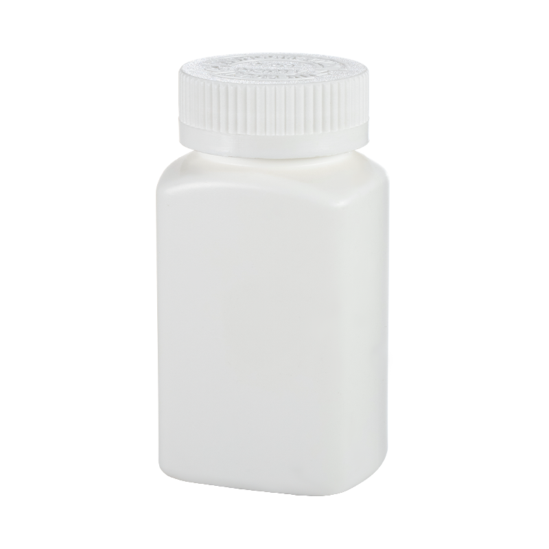 ขวด HDPE ทรงสี่เหลี่ยมพร้อมฝาปิดเส้นผ่านศูนย์กลางสากล 44 มม